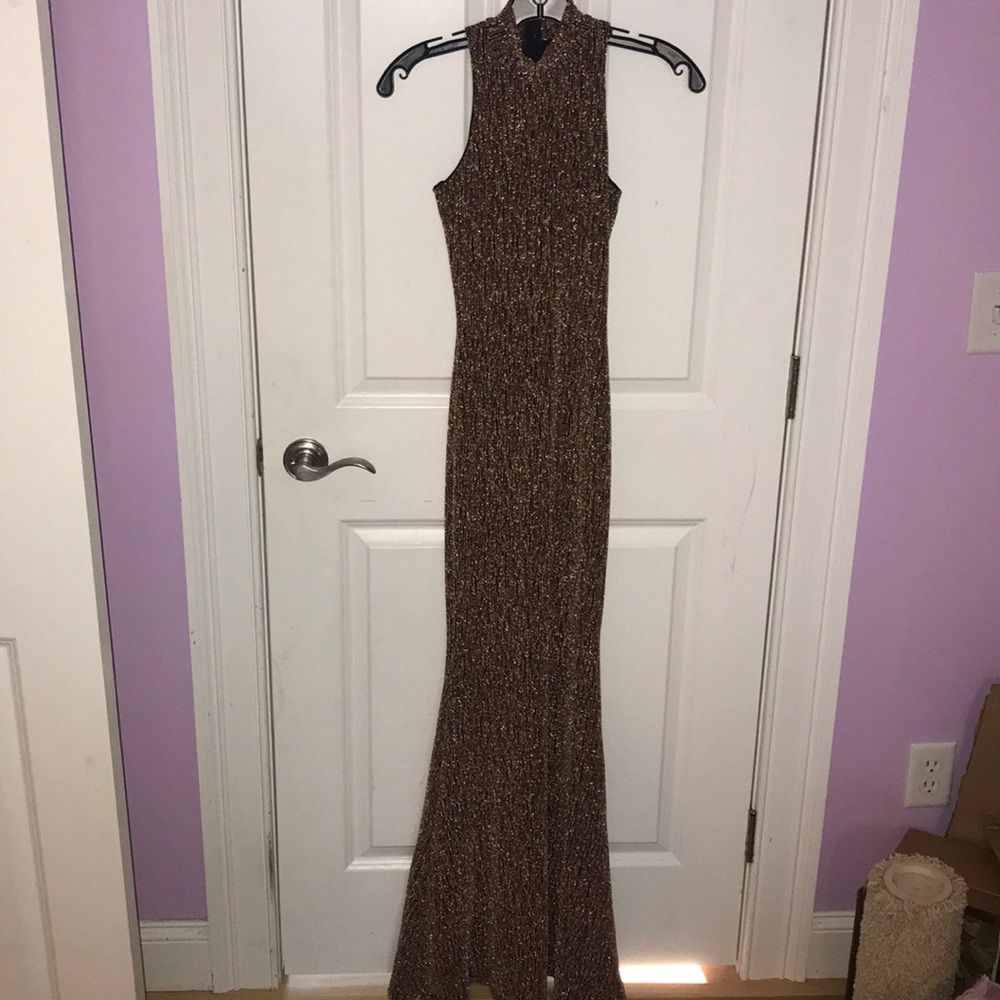 Fashion Nova high neck body con dress